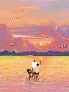 被困火场母亲紧紧护住孩子